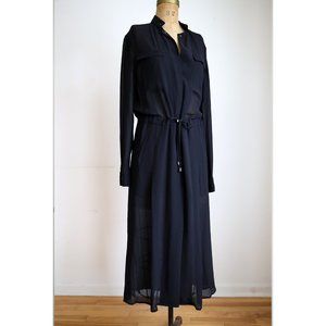 H&M sheer shirt dress